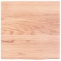 vidaXL Encimera de baño madera maciza tratada marrón claro 40x40x2 cm vidaXL Encimera de baño madera maciza tratada marrón claro 40x40x2 cm