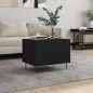 vidaXL Mesa de centro madera contrachapada negro 60x44,5x45 cm vidaXL Mesa de centro madera contrachapada negro 60x44,5x45 cm