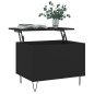 vidaXL Mesa de centro madera contrachapada negro 60x44,5x45 cm vidaXL Mesa de centro madera contrachapada negro 60x44,5x45 cm