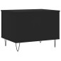 vidaXL Mesa de centro madera contrachapada negro 60x44,5x45 cm vidaXL Mesa de centro madera contrachapada negro 60x44,5x45 cm