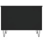 vidaXL Mesa de centro madera contrachapada negro 60x44,5x45 cm vidaXL Mesa de centro madera contrachapada negro 60x44,5x45 cm
