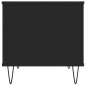 vidaXL Mesa de centro madera contrachapada negro 60x44,5x45 cm vidaXL Mesa de centro madera contrachapada negro 60x44,5x45 cm