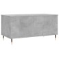 vidaXL Mesa de centro madera contrachapada gris hormigón 90x44,5x45 cm vidaXL Mesa de centro madera contrachapada gris hormigón 90x44,5x45 cm