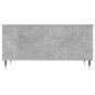 vidaXL Mesa de centro madera contrachapada gris hormigón 90x44,5x45 cm vidaXL Mesa de centro madera contrachapada gris hormigón 90x44,5x45 cm