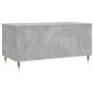 vidaXL Mesa de centro madera contrachapada gris hormigón 90x44,5x45 cm vidaXL Mesa de centro madera contrachapada gris hormigón 90x44,5x45 cm