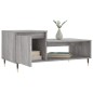 vidaXL Mesa de centro madera contrachapada gris Sonoma 100x50x45 cm vidaXL Mesa de centro madera contrachapada gris Sonoma 100x50x45 cm