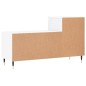 vidaXL Mueble zapatero madera contrachapada blanco brillo 102x36x60 cm vidaXL Mueble zapatero madera contrachapada blanco brillo 102x36x60 cm