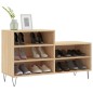 vidaXL Mueble zapatero madera contrachapada roble Sonoma 102x36x60 cm vidaXL Mueble zapatero madera contrachapada roble Sonoma 102x36x60 cm