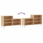 vidaXL Mueble zapatero madera contrachapada roble Sonoma 102x36x60 cm vidaXL Mueble zapatero madera contrachapada roble Sonoma 102x36x60 cm