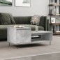 vidaXL Mesa de centro madera contrachapada gris hormigón 100x50x45 cm vidaXL Mesa de centro madera contrachapada gris hormigón 100x50x45 cm