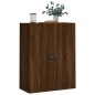 vidaXL Armario de pared madera ingeniería roble marrón 69,5x34x90 cm vidaXL Armario de pared madera ingeniería roble marrón 69,5x34x90 cm
