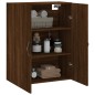 vidaXL Armario de pared madera ingeniería roble marrón 69,5x34x90 cm vidaXL Armario de pared madera ingeniería roble marrón 69,5x34x90 cm