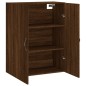 vidaXL Armario de pared madera ingeniería roble marrón 69,5x34x90 cm vidaXL Armario de pared madera ingeniería roble marrón 69,5x34x90 cm
