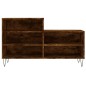 vidaXL Mueble zapatero madera contrachapada roble ahumado 102x36x60 cm