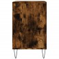 vidaXL Mueble zapatero madera contrachapada roble ahumado 102x36x60 cm
