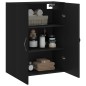 vidaXL Armario de pared madera de ingeniería negro 69,5x34x90 cm vidaXL Armario de pared madera de ingeniería negro 69,5x34x90 cm
