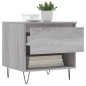 vidaXL Mesas de centro 2 uds madera ingeniería gris Sonoma 50x46x50 cm vidaXL Mesas de centro 2 uds madera ingeniería gris Sonoma 50x46x50 cm