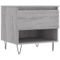 vidaXL Mesas de centro 2 uds madera ingeniería gris Sonoma 50x46x50 cm vidaXL Mesas de centro 2 uds madera ingeniería gris Sonoma 50x46x50 cm