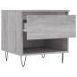 vidaXL Mesas de centro 2 uds madera ingeniería gris Sonoma 50x46x50 cm vidaXL Mesas de centro 2 uds madera ingeniería gris Sonoma 50x46x50 cm