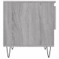 vidaXL Mesas de centro 2 uds madera ingeniería gris Sonoma 50x46x50 cm vidaXL Mesas de centro 2 uds madera ingeniería gris Sonoma 50x46x50 cm