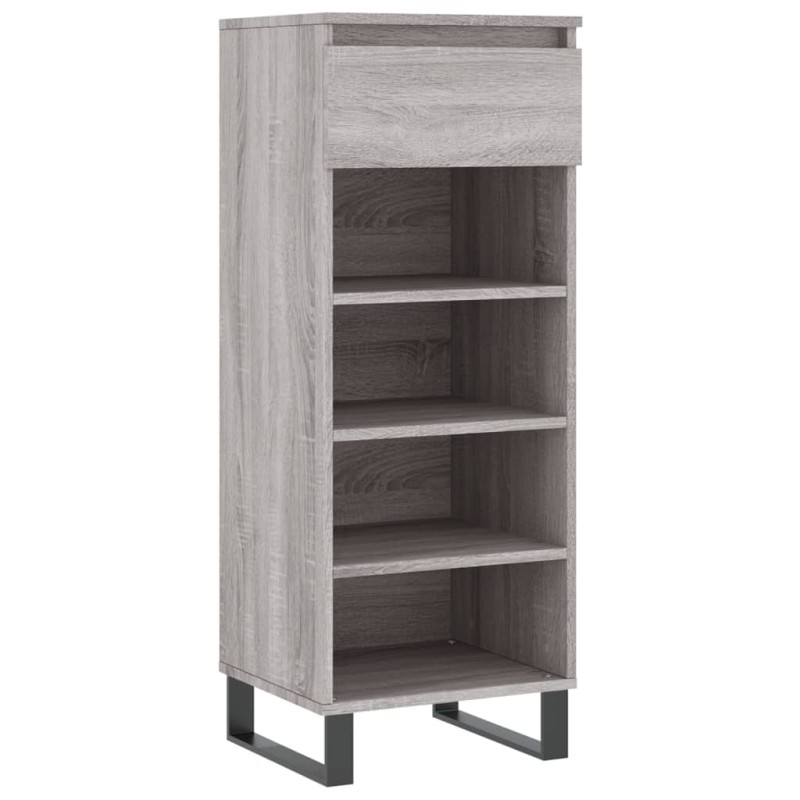 vidaXL Mueble zapatero madera contrachapada gris Sonoma 40x36x105 cm vidaXL Mueble zapatero madera contrachapada gris Sonoma 40x36x105 cm