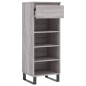vidaXL Mueble zapatero madera contrachapada gris Sonoma 40x36x105 cm vidaXL Mueble zapatero madera contrachapada gris Sonoma 40x36x105 cm