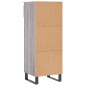 vidaXL Mueble zapatero madera contrachapada gris Sonoma 40x36x105 cm vidaXL Mueble zapatero madera contrachapada gris Sonoma 40x36x105 cm