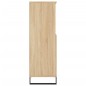 vidaXL Aparador alto madera contrachapada color roble 60x36x110 cm