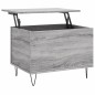 vidaXL Mesa de centro madera contrachapada gris Sonoma 60x44,5x45 cm vidaXL Mesa de centro madera contrachapada gris Sonoma 60x44,5x45 cm