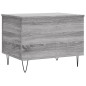 vidaXL Mesa de centro madera contrachapada gris Sonoma 60x44,5x45 cm vidaXL Mesa de centro madera contrachapada gris Sonoma 60x44,5x45 cm