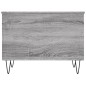 vidaXL Mesa de centro madera contrachapada gris Sonoma 60x44,5x45 cm vidaXL Mesa de centro madera contrachapada gris Sonoma 60x44,5x45 cm
