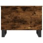 vidaXL Mesa de centro madera contrachapada roble ahumado 60x44,5x45 cm vidaXL Mesa de centro madera contrachapada roble ahumado 60x44,5x45 cm