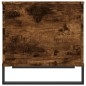vidaXL Mesa de centro madera contrachapada roble ahumado 60x44,5x45 cm vidaXL Mesa de centro madera contrachapada roble ahumado 60x44,5x45 cm