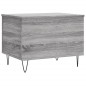 vidaXL Mesa de centro madera contrachapada gris Sonoma 60x44,5x45 cm vidaXL Mesa de centro madera contrachapada gris Sonoma 60x44,5x45 cm