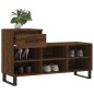vidaXL Mueble zapatero madera contrachapada roble marrón 102x36x60 cm