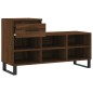 vidaXL Mueble zapatero madera contrachapada roble marrón 102x36x60 cm
