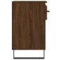 vidaXL Mueble zapatero madera contrachapada roble marrón 102x36x60 cm