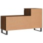 vidaXL Mueble zapatero madera contrachapada roble marrón 102x36x60 cm