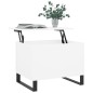 vidaXL Mesa de centro madera contrachapada blanco 60x44,5x45 cm vidaXL Mesa de centro madera contrachapada blanco 60x44,5x45 cm