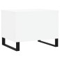 vidaXL Mesa de centro madera contrachapada blanco 60x44,5x45 cm vidaXL Mesa de centro madera contrachapada blanco 60x44,5x45 cm