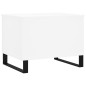 vidaXL Mesa de centro madera contrachapada blanco 60x44,5x45 cm vidaXL Mesa de centro madera contrachapada blanco 60x44,5x45 cm