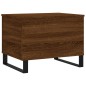 vidaXL Mesa de centro madera contrachapada roble marrón 60x44,5x45 cm vidaXL Mesa de centro madera contrachapada roble marrón 60x44,5x45 cm