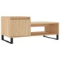 vidaXL Mesa de centro madera contrachapada roble Sonoma 100x50x45 cm vidaXL Mesa de centro madera contrachapada roble Sonoma 100x50x45 cm