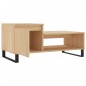vidaXL Mesa de centro madera contrachapada roble Sonoma 100x50x45 cm vidaXL Mesa de centro madera contrachapada roble Sonoma 100x50x45 cm