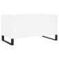 vidaXL Mesa de centro madera contrachapada blanco 90x44,5x45 cm vidaXL Mesa de centro madera contrachapada blanco 90x44,5x45 cm