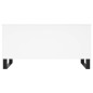 vidaXL Mesa de centro madera contrachapada blanco 90x44,5x45 cm vidaXL Mesa de centro madera contrachapada blanco 90x44,5x45 cm