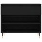 vidaXL Mueble zapatero madera contrachapada negro 70x36x60 cm vidaXL Mueble zapatero madera contrachapada negro 70x36x60 cm