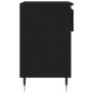 vidaXL Mueble zapatero madera contrachapada negro 70x36x60 cm vidaXL Mueble zapatero madera contrachapada negro 70x36x60 cm