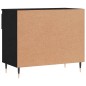vidaXL Mueble zapatero madera contrachapada negro 70x36x60 cm vidaXL Mueble zapatero madera contrachapada negro 70x36x60 cm