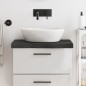 vidaXL Encimera baño madera maciza tratada gris oscuro 60x50x(2-6) cm vidaXL Encimera baño madera maciza tratada gris oscuro 60x50x(2-6) cm